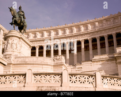 Monument to Vittorio Emanuele II, Rome, Italy; Monument to the first king of a unified Italy completed in 1935 Stock Photo