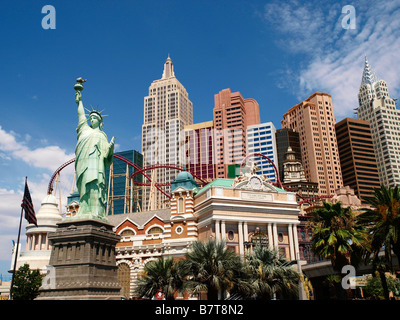 New York New York Hotel Casino Las Vegas Boulevard Las Vegas Nevada USA Stock Photo