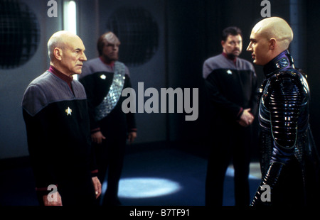 Star Trek Nemesis Year: 2002 USA Patrick Stewart, Tom Hardy  Director: Stuart Baird Stock Photo