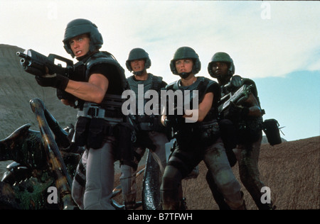 Starship Troopers  Year: 1997 USA Dina Meyer, Casper Van Dien, Seth Gilliam, Jim Morse  Director: Paul Verhoeven Stock Photo