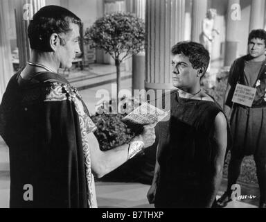 SPARTACUS (1960) TONY CURTIS, LAURENCE OLIVIER SPA 003 Stock Photo - Alamy