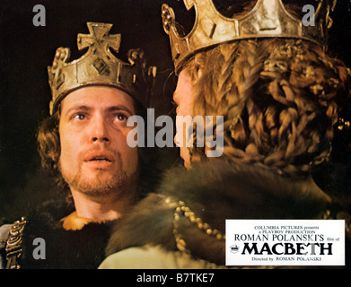 The Tragedy of Macbeth  Year: 1971 Director: Roman Polanski John Finch, Based upon William Shakespeare Stock Photo