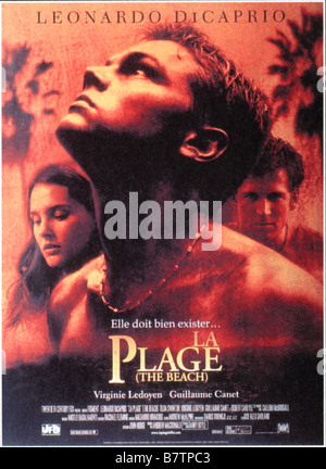 La Plage The Beach  Year: 2000 USA Virginie Ledoyen, Leonardo DiCaprio affiche poster  Director: Danny Boyle Stock Photo