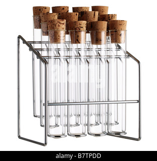Test Tube spice rack Stock Photo
