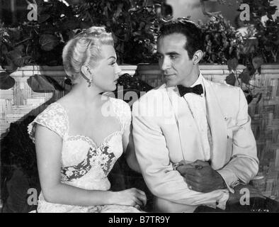 Lana Turner and director Mervyn LeRoy on the set of 