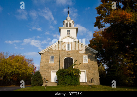 A church in Au Sable Forks New York October 6 2008 Stock Photo