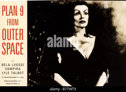 Plan 9 from Outer Space Plan nine from Outer Space  Year: 1959 USA Vampira  Director: Edward D. Wood Jr. Stock Photo