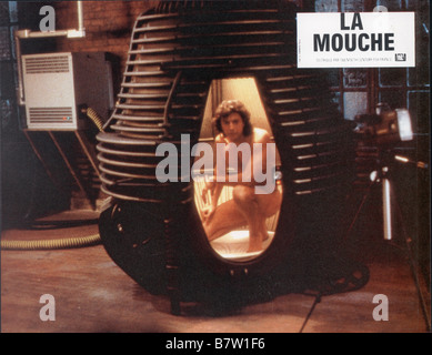 The Fly  Year: 1986  USA Director: : David Cronenberg Jeff Goldblum Stock Photo