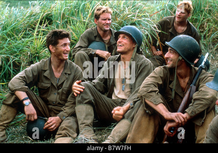 The Thin Red Line Year: 1998 - Canada / USA Sean Penn, Woody Harrelson, Adrien Brody Director: Terrence Malick Stock Photo