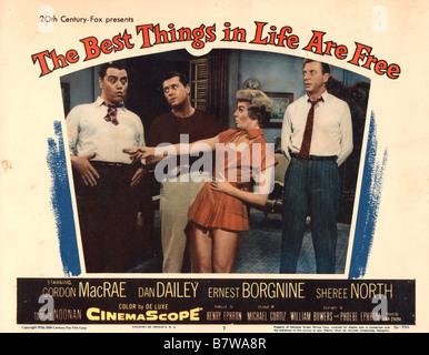 Les Rois du jazz Best Things in Life Are Free, The  Year: 1956 USA affiche, poster  Director: Michael Curtiz Stock Photo
