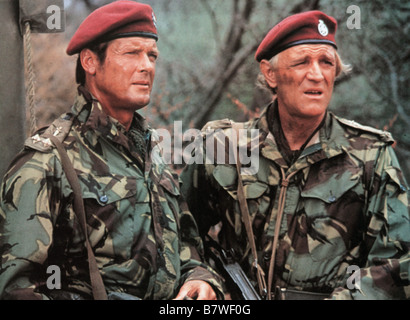 The Wild Geese Year: 1978 UK Roger Moore, Richard Harris  Director : Andrew V. McLaglen Stock Photo