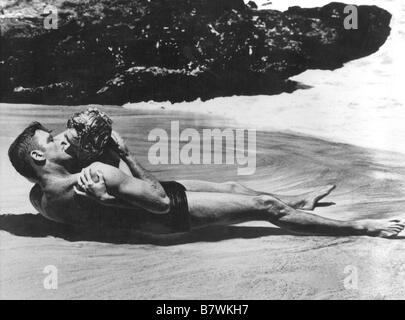 From Here to Eternity  Year: 1953 USA Director: Fred Zinnemann Burt Lancaster, Deborah Kerr Stock Photo