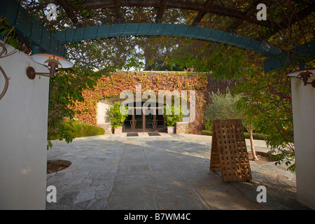 Entrance way to the Domaine Chandon winery. Napa Valley, California, USA. Stock Photo