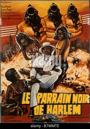 le parrain noir de harlem The Black Godfather  Year: 1974 USA Affiche , Poster  Director: John Evans Stock Photo