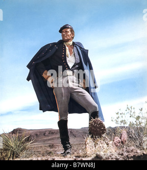 Major Dundee  Year: 1965  USA Charlton Heston,  Director: Sam Peckinpah Stock Photo