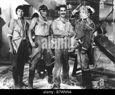 Duck Soup  Year: 1933 USA Groucho Marx, Zeppo Marx, Harpo Marx, Chico Marx  Director: Leo McCarey Stock Photo