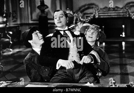 Duck Soup  Year: 1933 USA Chico Marx, Louis Calhern, Harpo Marx  Director: Leo McCarey Stock Photo