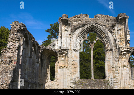 The ruins of the Cistercian Netley Abbey in Netley Southampton Hampshire England Stock Photo
