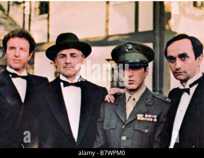 The Godfather  Year : 1972 USA  James Caan, Marlon Brando, Al Pacino, John Cazale  Director: Francis Ford Coppola Stock Photo