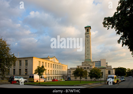 Civic Centre and Central Police Station Southampton Hampshire England Stock Photo