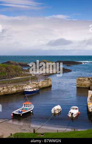 Ballintoy Harbour Causeway Coast County Antrim Northern Ireland Stock Photo