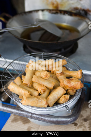 Pancake Rolls Chatuchak Market Bangkok Stock Photo