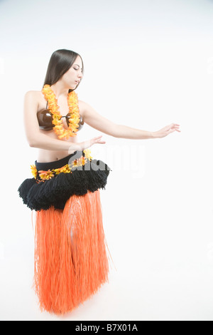 Hawaiian Ladies Dancing Stock Photo - Alamy