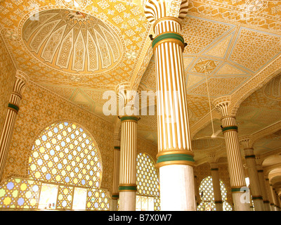 Interior of the Great Mosque Touba Senegal West Africa Stock Photo