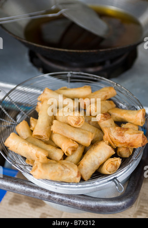 Pancake Rolls Chatuchak Market Bangkok Stock Photo