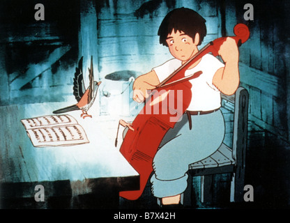 goshu, le violoncelliste Sero hiki no Gôshu / Gauche the Cellist / Goshu the Cellist  Year: 1982 - japan Animation  Director: Isao Takahata Stock Photo