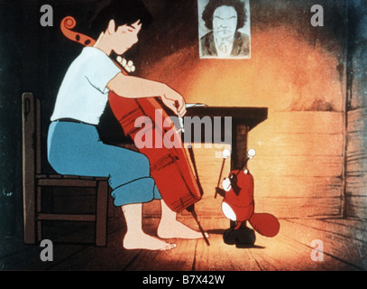 goshu, le violoncelliste Sero hiki no Gôshu / Gauche the Cellist / Goshu the Cellist  Year: 1982 - japan Animation  Director: Isao Takahata Stock Photo