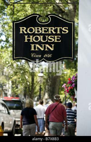 Roberts House Inn, Nantucket Town, Massachusetts, USA Stock Photo