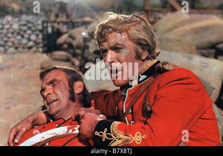 zoulou Zulu  Year: 1964 - UK Stanley Baker , Michael Caine  Director: Cy Endfield Stock Photo