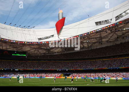 The ambiance shot AUGUST 23 2008 Football General view Beijing 2008 Olympic Games Mens Football Final match between Argentina and Nigeria at National Stadium Birds Nest in Beijing China Photo by Daiju Kitamura AFLO SPORT 1045 Stock Photo