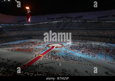 Beijing Olympic Closing Ceremony AUGUST 24 2008 Closing Ceremony Closing Ceremony for the Beijing 2008 Olympic Games at the National Stadium in Beijing China Photo by Koji Aoki AFLO SPORT 0008 Stock Photo