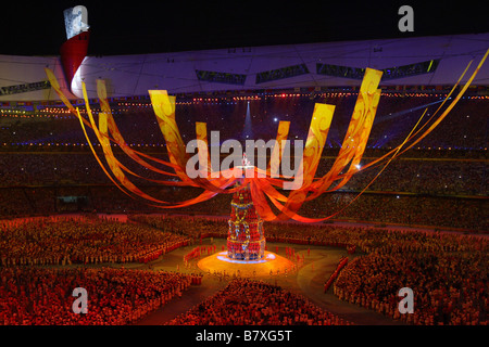 Beijing Olympic Closing Ceremony AUGUST 24 2008 Closing Ceremony Closing Ceremony for the Beijing 2008 Olympic Games at the National Stadium in Beijing China Photo by Koji Aoki AFLO SPORT 0008 Stock Photo