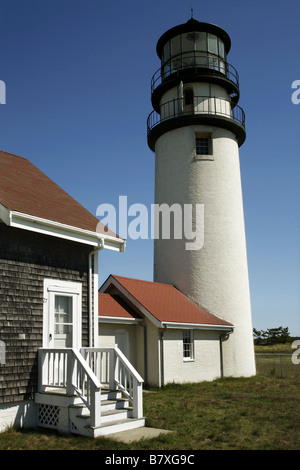 Highland Light, Truro, Cape Cod, Massachusetts, USA Stock Photo