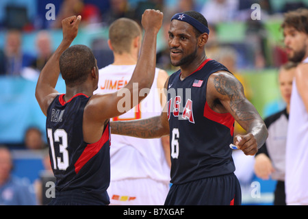 LeBron James USA AUGUST 24 2008 Basketball Beijing 2008 Olympic Games ...