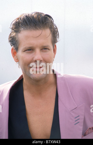 Mickey Rourke Mickey Rourke Mickey Rourke, acteur américain né en 1953, au festival de Cannes 1989 Stock Photo