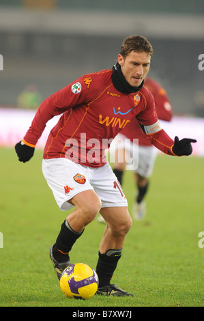 Francesco Totti Roma DECEMBER 6 2008 Football Italian Serie A match between Chievo Verona and AS Roma at the Bentegodi Stadium in Verona Italy Photo by Enrico Calderoni AFLO SPORT 0391 Stock Photo