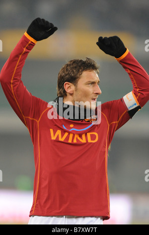 Francesco Totti Roma DECEMBER 6 2008 Football Italian Serie A match between Chievo Verona and AS Roma at the Bentegodi Stadium in Verona Italy Photo by Enrico Calderoni AFLO SPORT 0391 Stock Photo