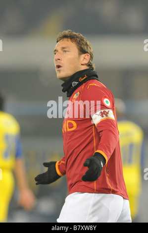 Francesco Totti Roma DECEMBER 6 2008 Football Italian Serie A match between Chievo Verona and AS Roma at the Bentegodi Stadium in Verona Italy Photo by Enrico Calderoni AFLO SPORT 0391 Stock Photo