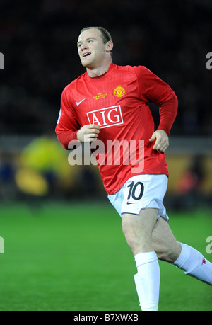 Wayne Rooney Man U DECEMBER 21 2008 Football FIFA Club World Cup Japan 2008 Final match between Manchester United 1 0 Liga De Quito at Yokohama International Stadium Kanagawa Japan Photo by Atsushi Toamura AFLO SPORT 1035 Stock Photo