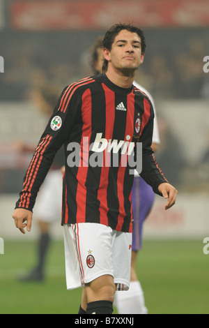 Alexandre Pato Milan DECEMBER 17 2009 Football Italian Serie A match between AC Milan and Fiorentina at the San Siro stadium in Stock Photo