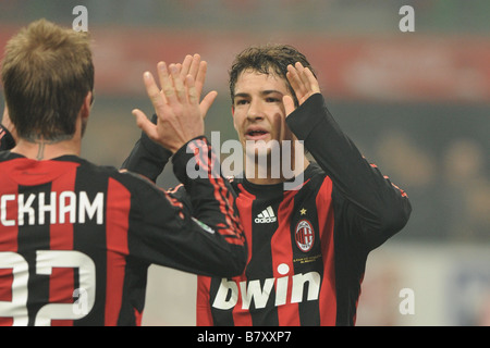 Alexandre Pato Milan DECEMBER 17 2009 Football Italian Serie A match between AC Milan and Fiorentina at the San Siro stadium in Stock Photo