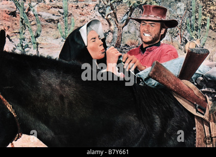 Two Mules for Sister Sara  Year: 1970 USA / Mexico Clint Eastwood, Shirley MacLaine  Director: Don Siegel Stock Photo