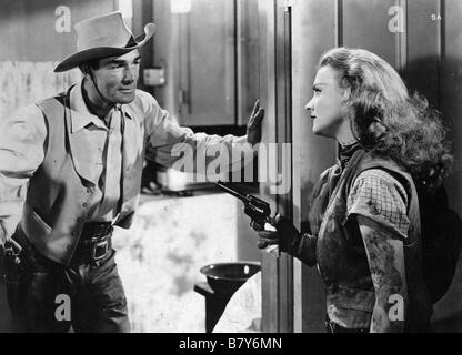 Far-west 89 Return of the Bad Men / far west  Year: 1948 USA Director: Ray Enright Randolph Scott , Anne Jeffreys Stock Photo