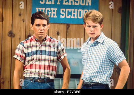 Happy Days TV Series 1974 - 1984 USA Created by : Garry Marshall Anson Williams, Ron Howard Stock Photo