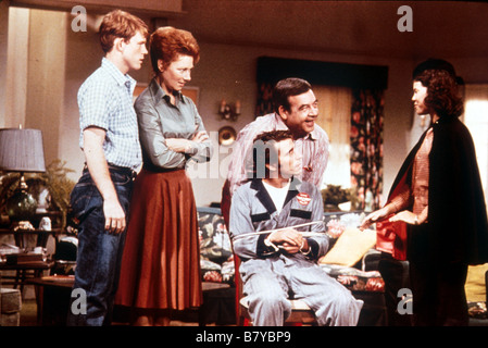 Happy Days TV Series 1974 - 1984 USA Created by : Garry Marshall Henry Winkler, Ron Howard, Marion Ross, Tom Bosley Stock Photo