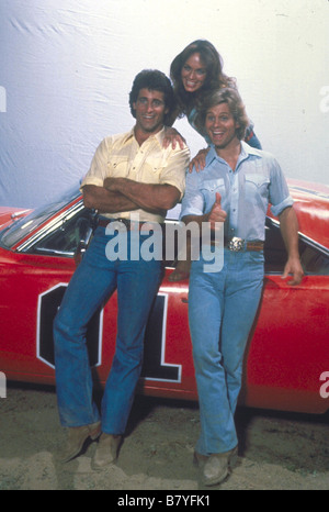TH Dukes of Hazzard TV Series 1979 - 1985 USA Created by Gy Waldron Catherine Bach , Byron Cherry , Christopher Mayer Stock Photo